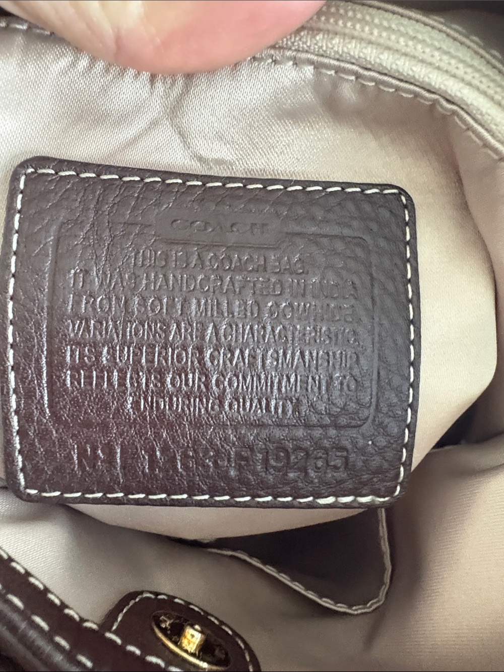Coach Vintage Penelope Crossbody/Shoulder Bag w/ Matching unbranded Wallet - Picture 9 of 13